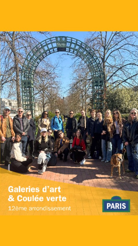 🇫🇷 Apprendre le français et découvrir Paris
« Galeries d'art et Coulée verte » (12e arrondissement)
🔍 C’est parti po