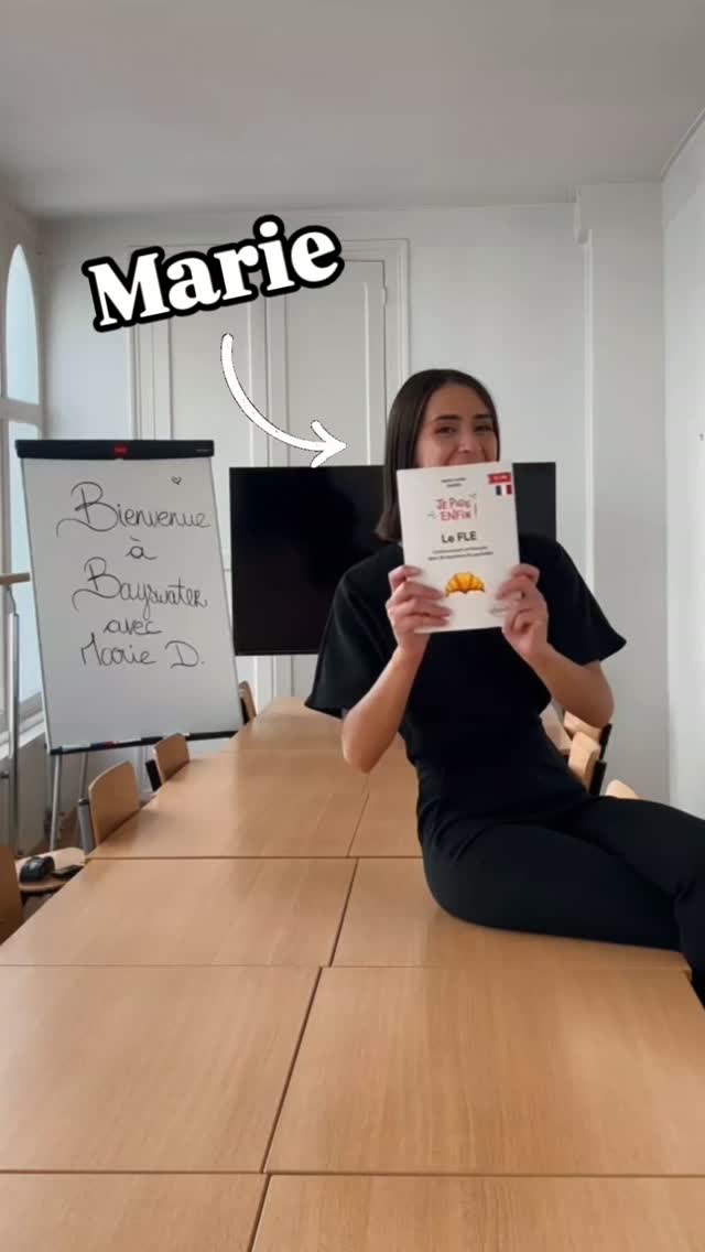 Marie vous présente son livre : « Je pige enfin ! Le FLE » (ou Français Langue Étrangère ☝️🤓)
Dedans, vous retrouverez