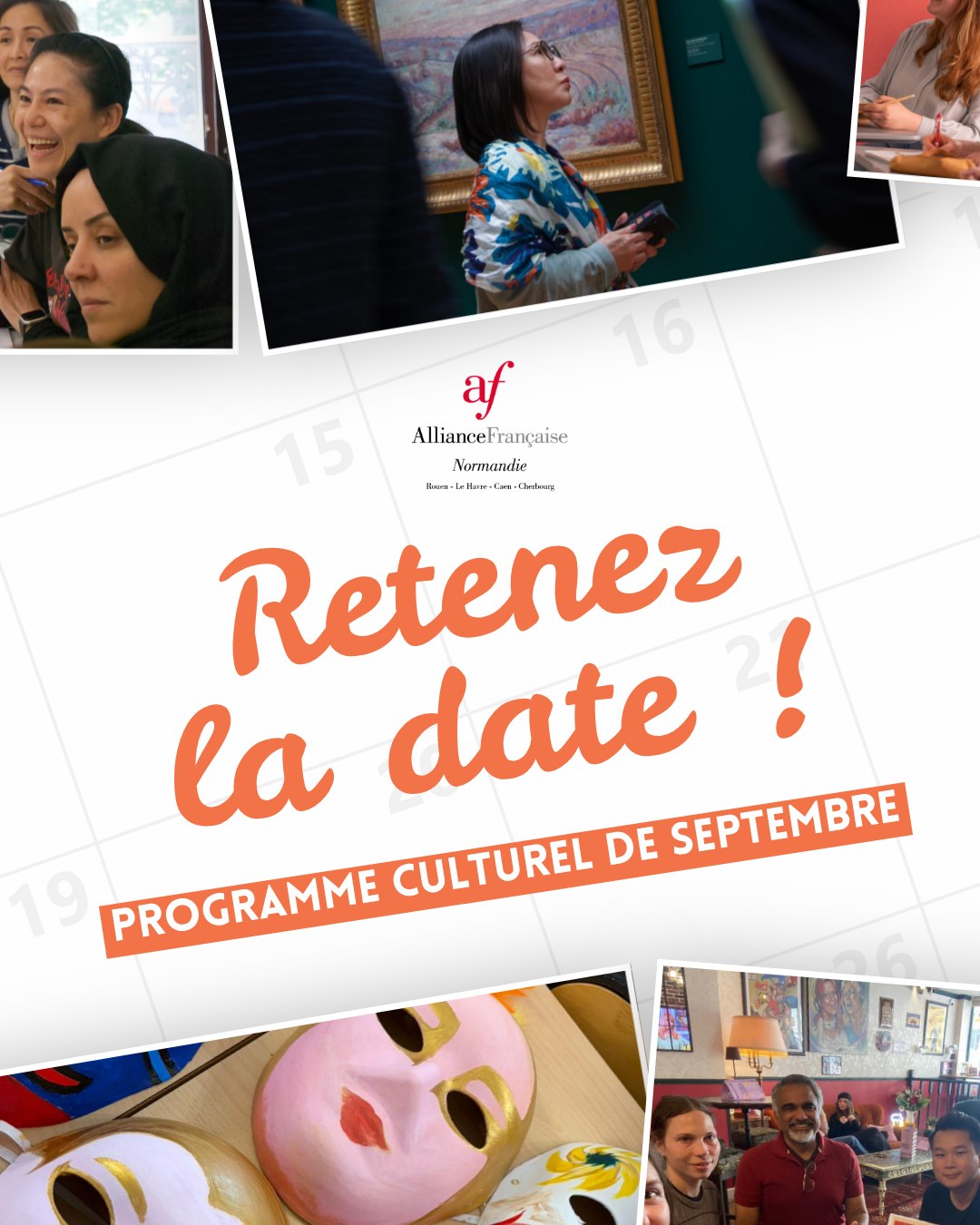 Découvrez tous les événements du mois de septembre 🎒
💬 Une lecture poétique par Amel Boudali pour découvrir les mémoi