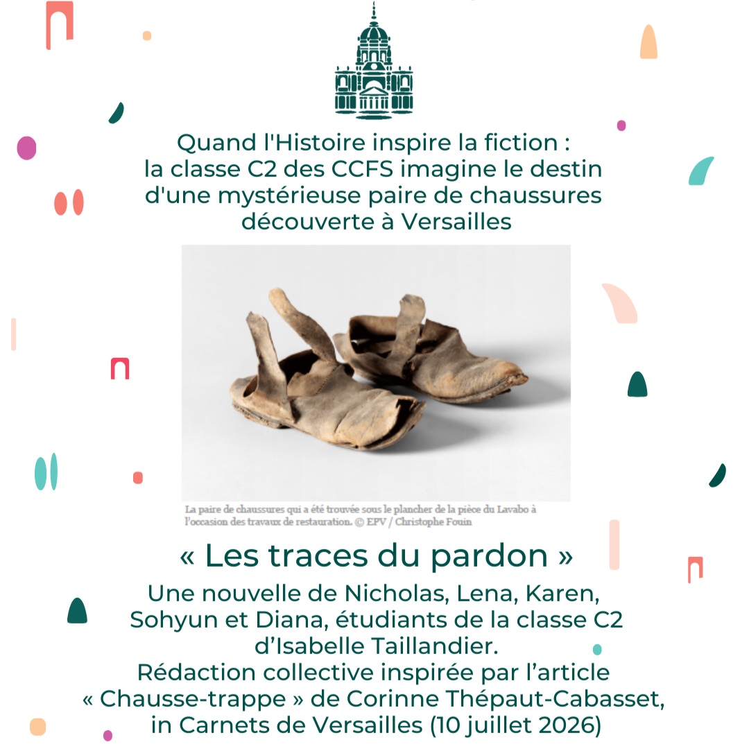 📝 Quand l'Histoire inspire la fiction : la classe C2 des CCFS imagine le destin d'une mystérieuse paire de chaussures