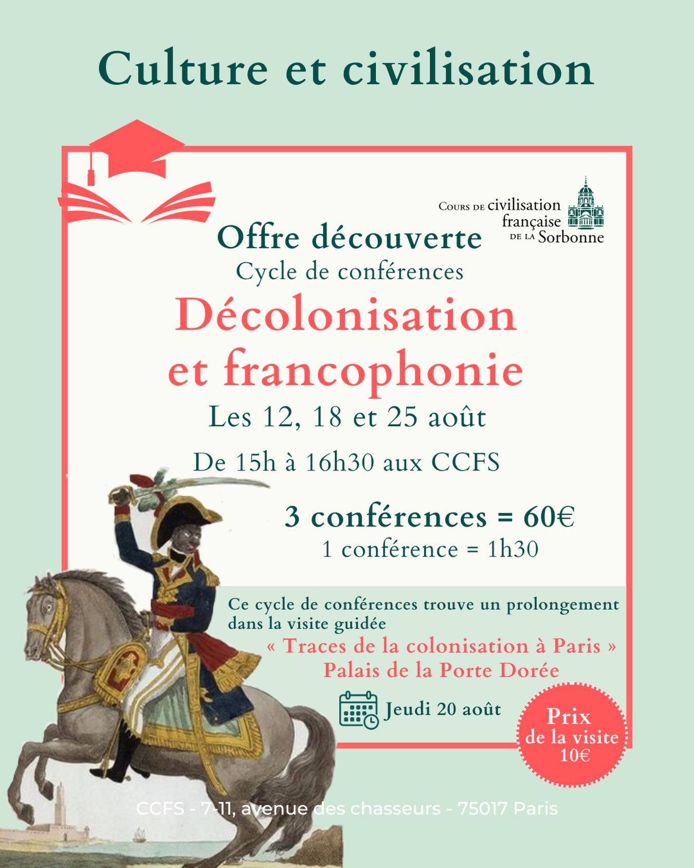 🌍 Cycle de conférences — Décolonisation et francophonie
Comprendre la France contemporaine, c'est aussi interroger so