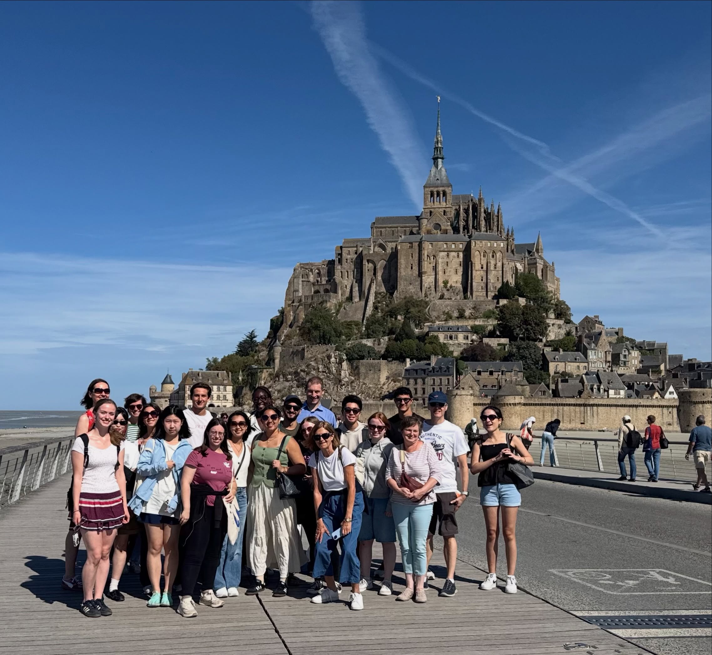 Ce week-end, nos étudiantes sont partis à la découverte du Mont-Saint-Michel ! 🏰