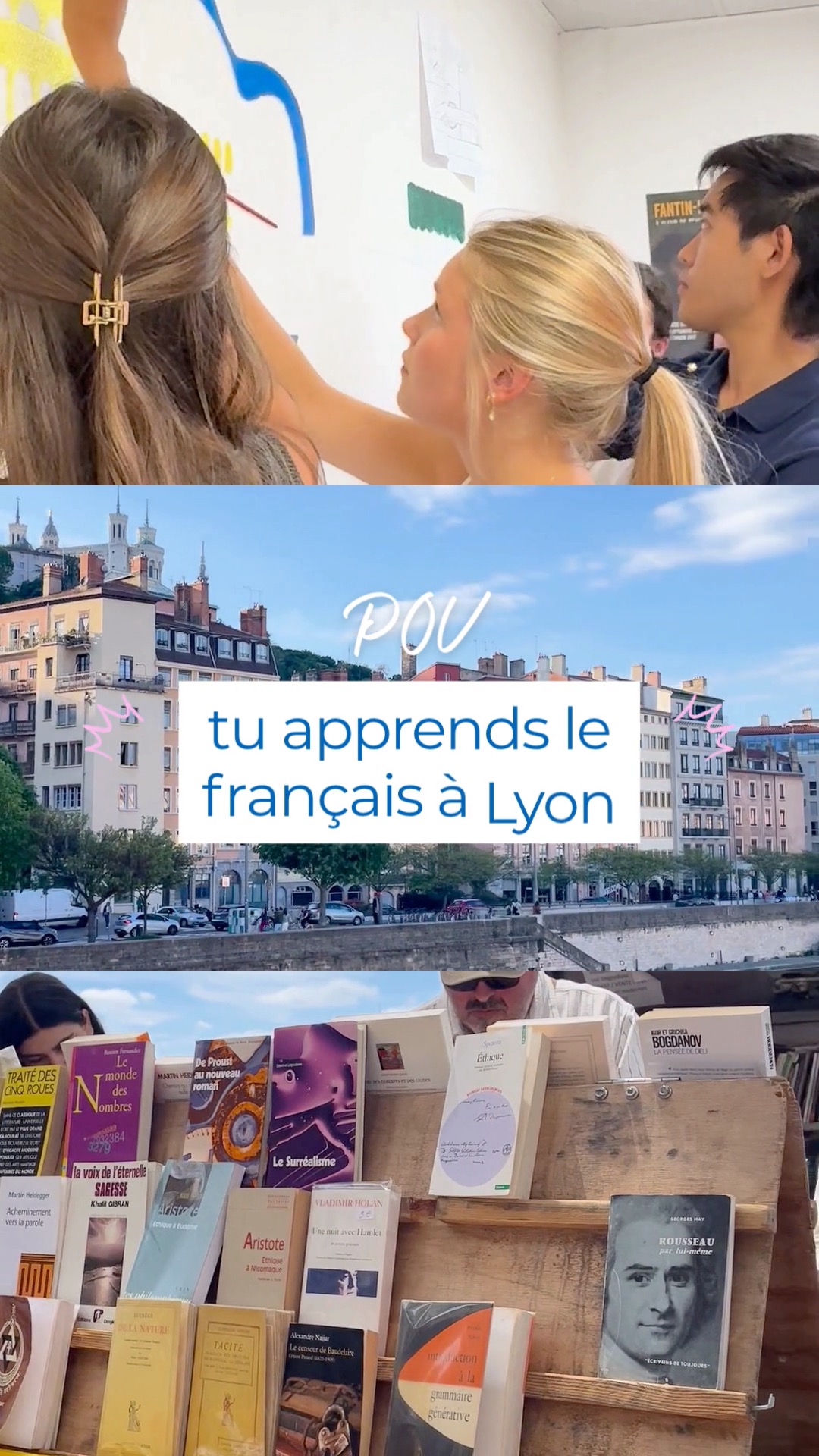 Des cours pour progresser, des moments pour échanger, Lyon à explorer et plein de nouvelles expériences à vivre. ✨
Parc