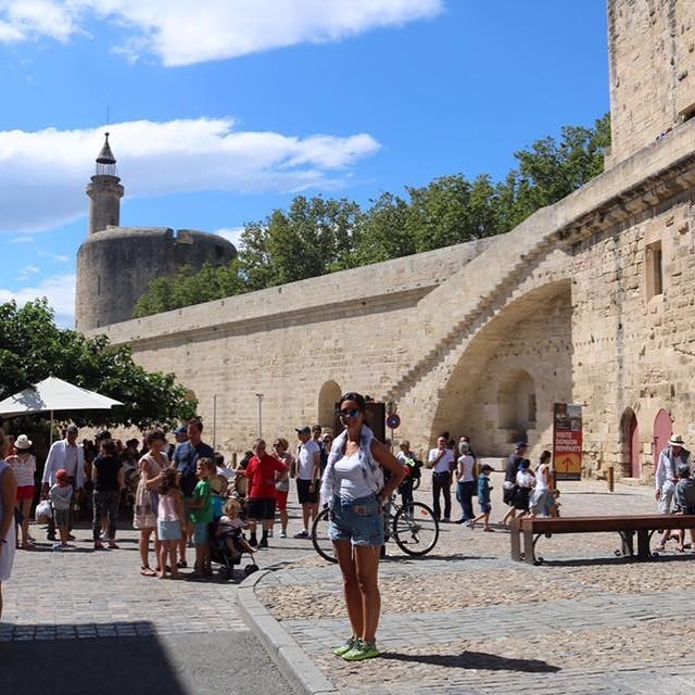 Aigues-Mortes : cité médiévale au coeur de la Camargue construite selon la volonté du roi Saint Louis. La tour de Consta