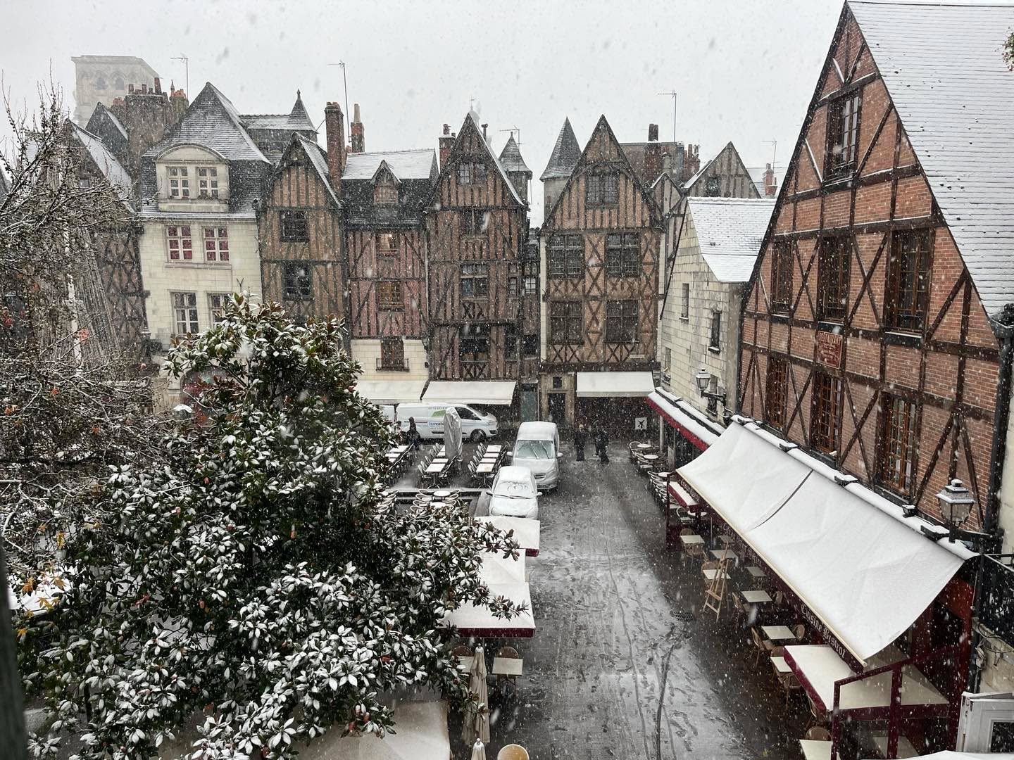 Épisode de neige ce matin 😊