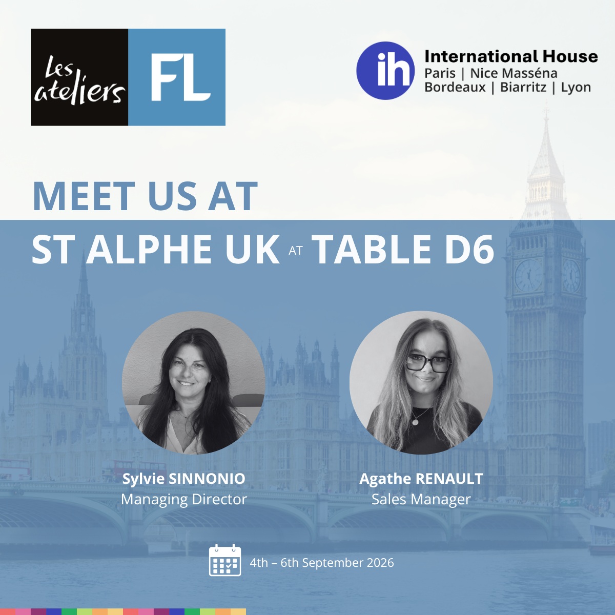 StudyTravel Alphe UK 2026 is coming up!
We’re looking forward to another great opportunity to meet with partners from a
